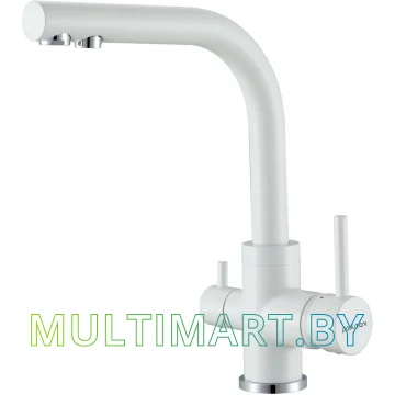 Смеситель Paulmark Essen Es213011-431TW (белый матовый)